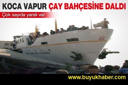 İstanbul'da vapur kazası