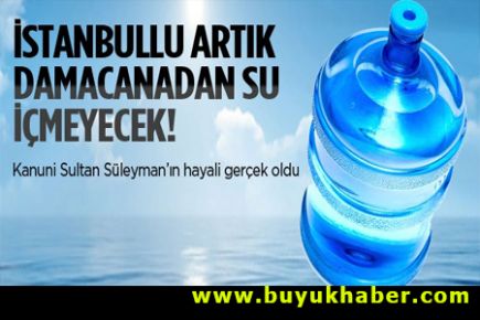 İstanbullu artık damacandan su içemeyecek
