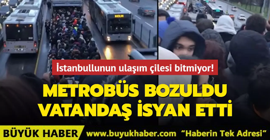İstanbullunun ulaşım çilesi bitmiyor