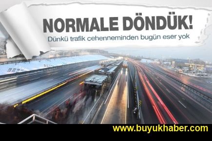 İstanbul'un çilesi bugün bitti!