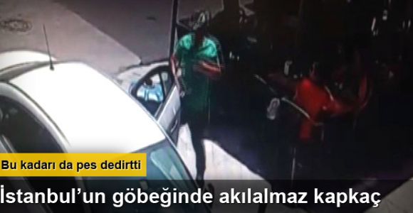 İstanbul’un göbeğinde akılalmaz kapkaç