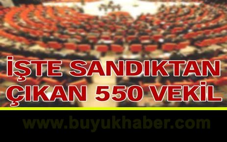 İşte Meclis'e girenler 