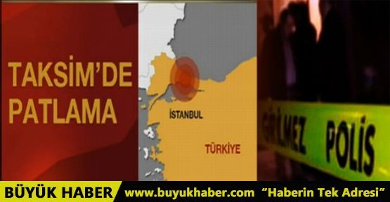 İstiklal Caddesi'nde patlama!