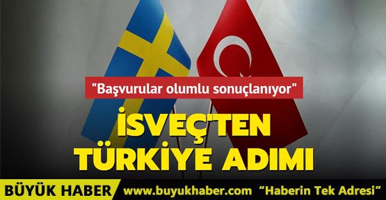 İsveç'ten Türkiye adımı