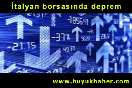 İtalyan borsasında deprem