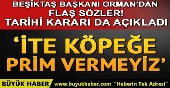 İte köpeğe prim vermeyeceğiz