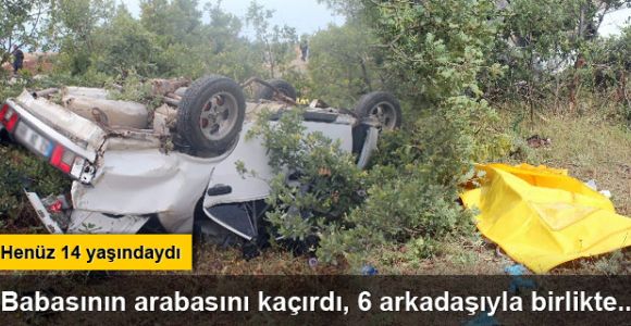 İzinsiz aldığı otomobille kaza yapan 14 yaşındaki Emre öldü