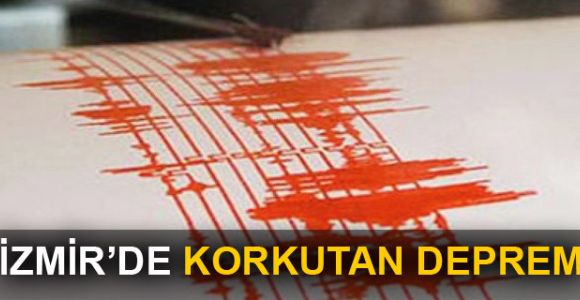 İzmir'de 4,1 büyüklüğünde deprem