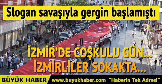 İzmir'de hareketli saatler