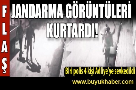 Jandarma o görüntüleri kurtardı