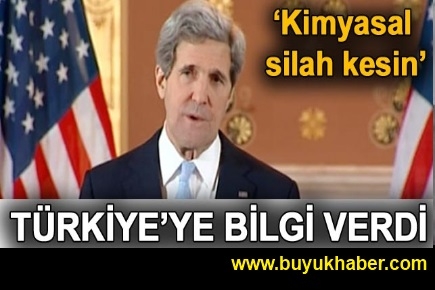 John Kerry: Kimyasal silah kesin