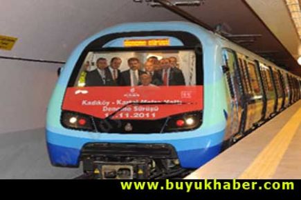 Kadıköy-Kartal metrosunda test sürüşü