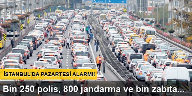 Kadir Topbaş, İstanbul'da pazartesi alarmı verdi