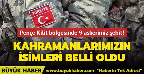 Kahramanlarımızın isimleri belli oldu