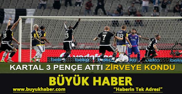 Kartal 3 pençe attı zirveye kondu