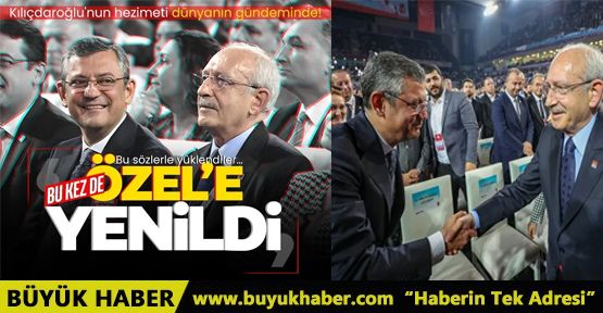 Kılıçdaroğlu bu kez de Özgür Özel'e kaybetti!