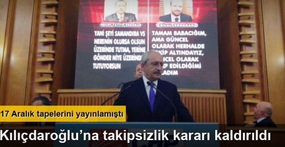 Kılıçdaroğlu hakkındaki takipsizlik kararı kaldırıldı