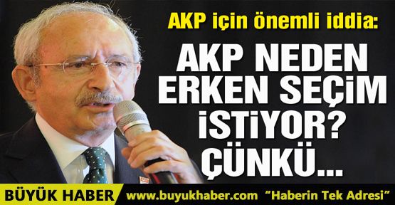 Kılıçdaroğlu’ndan ‘erken seçim’ açıklaması