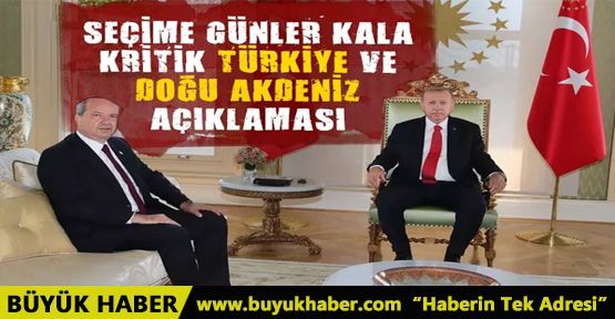 KKTC'de seçime günler kala Ersin Tatar'dan önemli Türkiye ve Doğu Akdeniz açıklaması