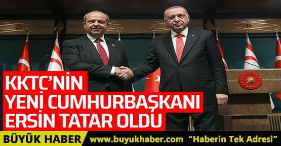 KKTC'nin yeni Cumhurbaşkanı Ersin Tatar oldu!