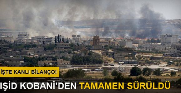 Kobani kent merkezinde çatışmalar kesildi