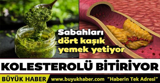 Kolesterolü anında bitiriyor