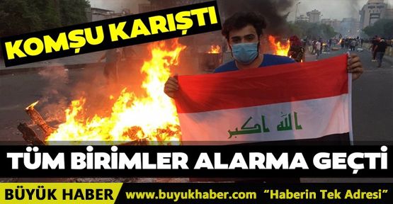 Komşu karıştı! Tüm birimler harekete geçti