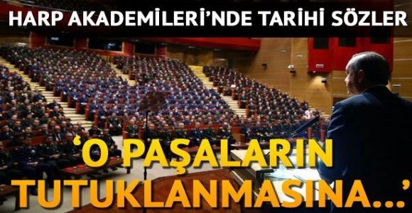 Komutanların tutuklanmasına gönlüm razı olmadı