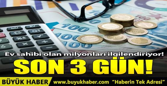 KONUT VE İŞYERİ KİRA BEYAN DÖNEMİ İÇİN SON 3 GÜN