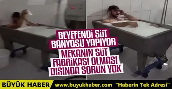 Konya'da süt toplama merkezi çalışanı kazanda banyo yaptı