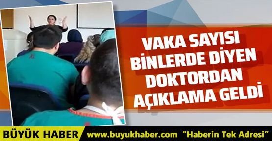 Korona vaka sayısı binlere ulaştı diyen doktor Güle Çınar açıklama yaptı