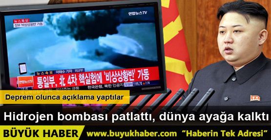 Kuzey Kore: İlk hidrojen bombası denemesini yaptık