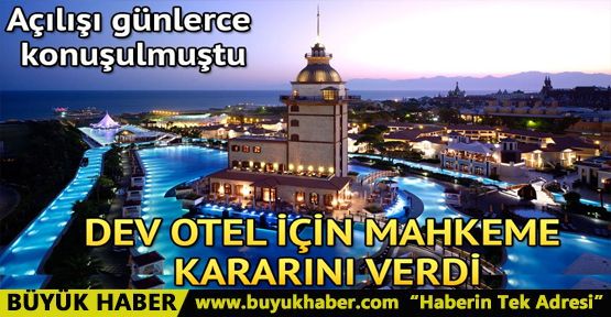 Mardan Palace'ın satış ihalesi feshedildi