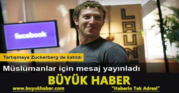 Mark Zuckerberg’den Müslümanlara destek