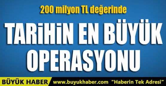 Marmaris’te dev uyuşturucu operasyonu: Değeri 200 milyon TL