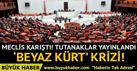 Meclis'te 'Beyaz Kürt' tartışması