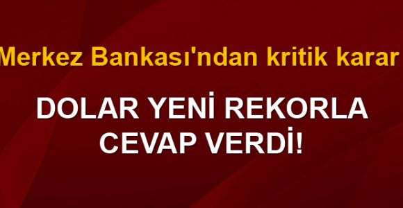 Merkez Bankası faiz kararını açıkladı