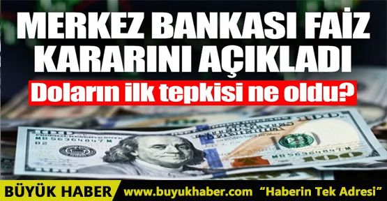 Merkez Bankası faizi sabit tuttu