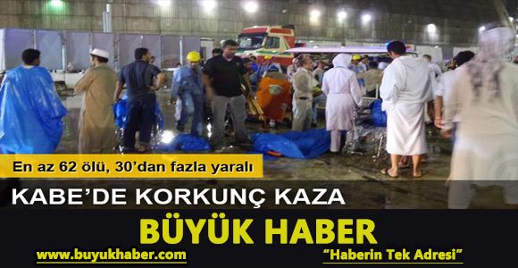 Mescid-i Haram'da kaza! En az 62 kişi hayatını kaybetti