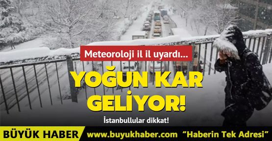 Meteoroloji il il uyardı