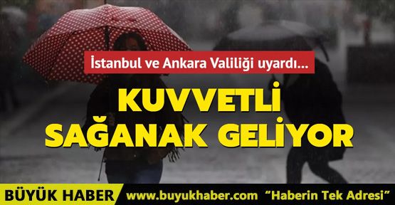 Meteorolojiden 17 il için sağanak uyarısı