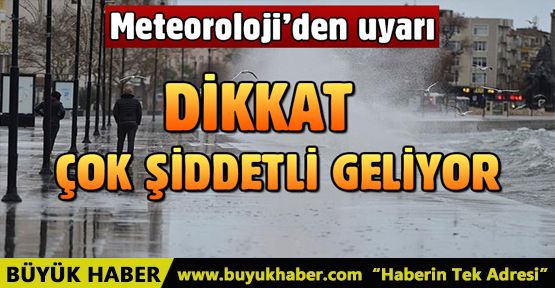 Meteoroloji'den İstanbul'a fırtına uyarısı