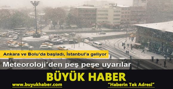 Meteoroloji'den kar, fırtına ve yağmur uyarıları