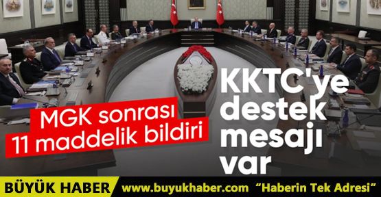 MGK’den 11 Maddelik Kritik Bildiri