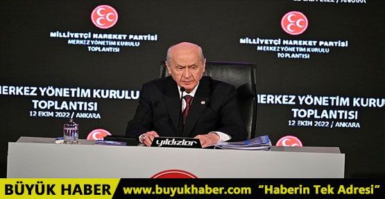 MHP Lideri Bahçeli'den  Yaralarımız Allah'ın izni ile sarılacaktır.