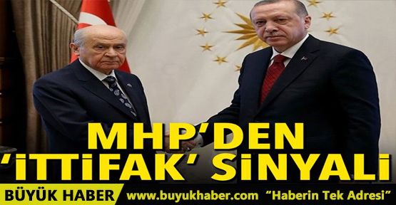 MHP'den 30 büyükşehirde ittifak sinyali