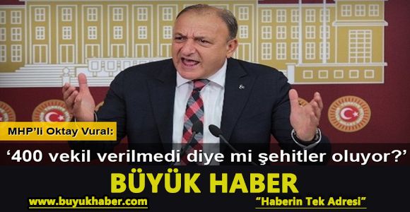 MHP’li Vural: Bu millet sizi biliyor