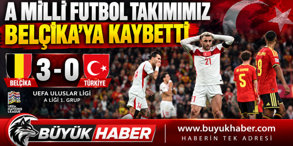 MİLLİLER BELÇİKA KARŞISINDA PUAN BULAMADI