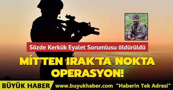 MİT'ten Irak'ın kuzeyinde nokta operasyon