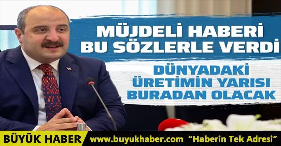 Mustafa Varank'tan ekonomi için güzel haber